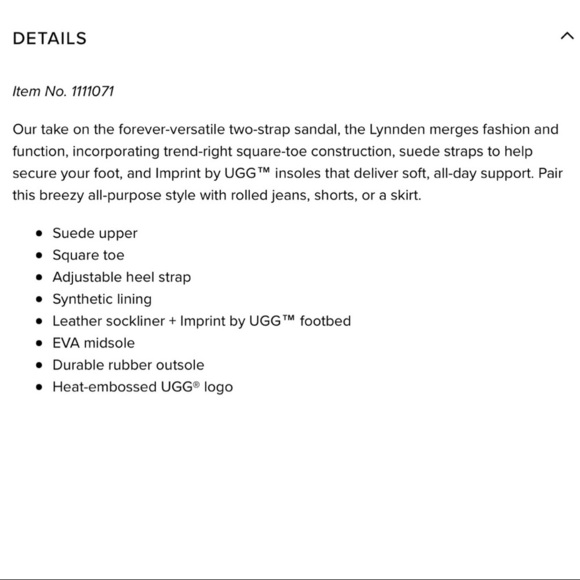 NIB UGG Lynnden Slingback Strappy Platform Sandal Black Suede 9 40 - Picture 12 of 12